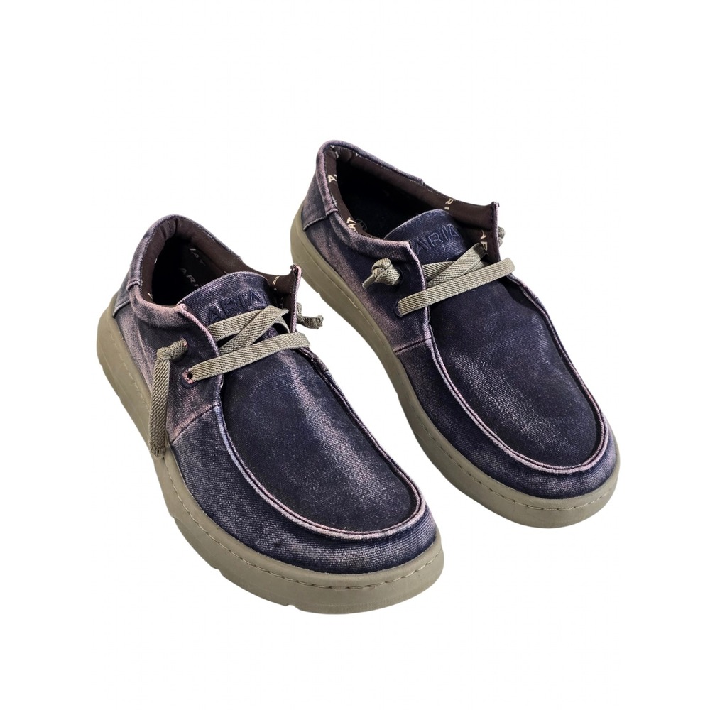 Ariat Hilo Purple Washed Textile Slip On Loafers 10040442 Mens 7.5D